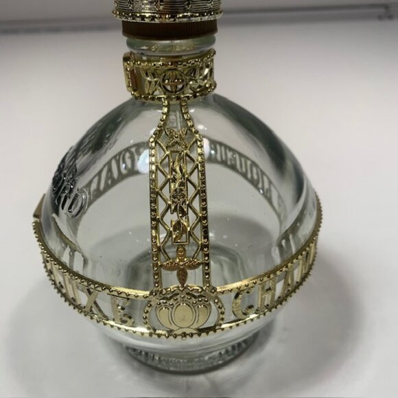 Chambord Royale Deluxe Crown Bottle – Empty – Bar Cart Decor - Picture 5 of 8
